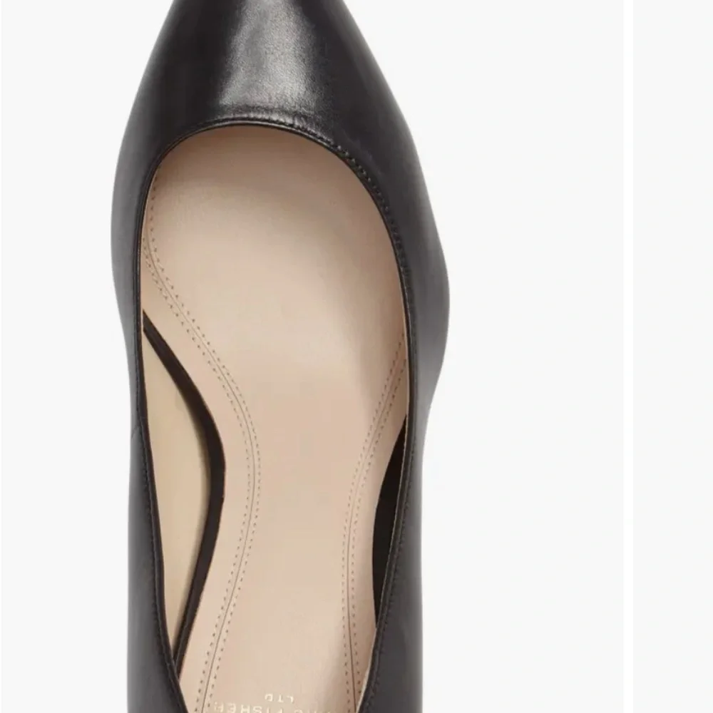 NWOT-Mark Fisher LTD 3” Heel Pointed Toe Leather Pump Shoes. Size 8M